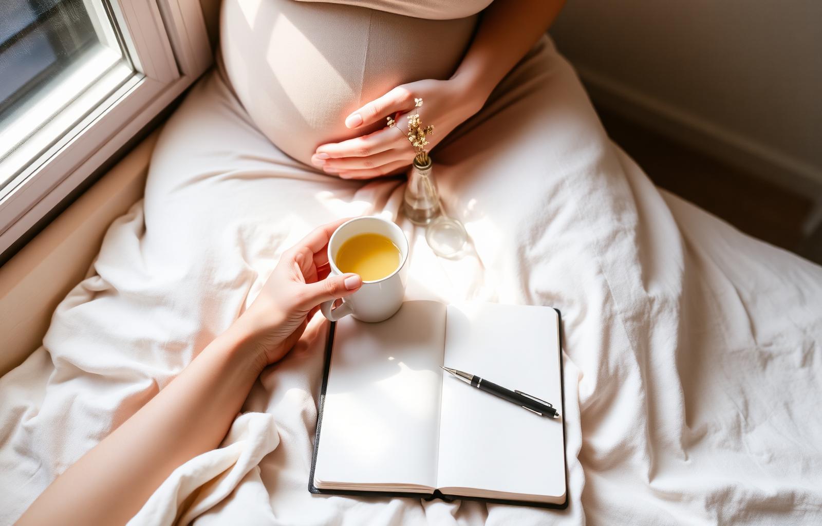 5 morning rituals for a calmer second trimester